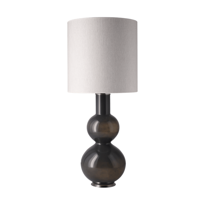 Lampa stołowa Augusta szara podstawa, Babel Beige M Flavia Lamps