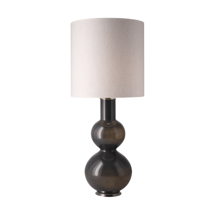Lampa stołowa Augusta szara podstawa, Babel Beige M Flavia Lamps