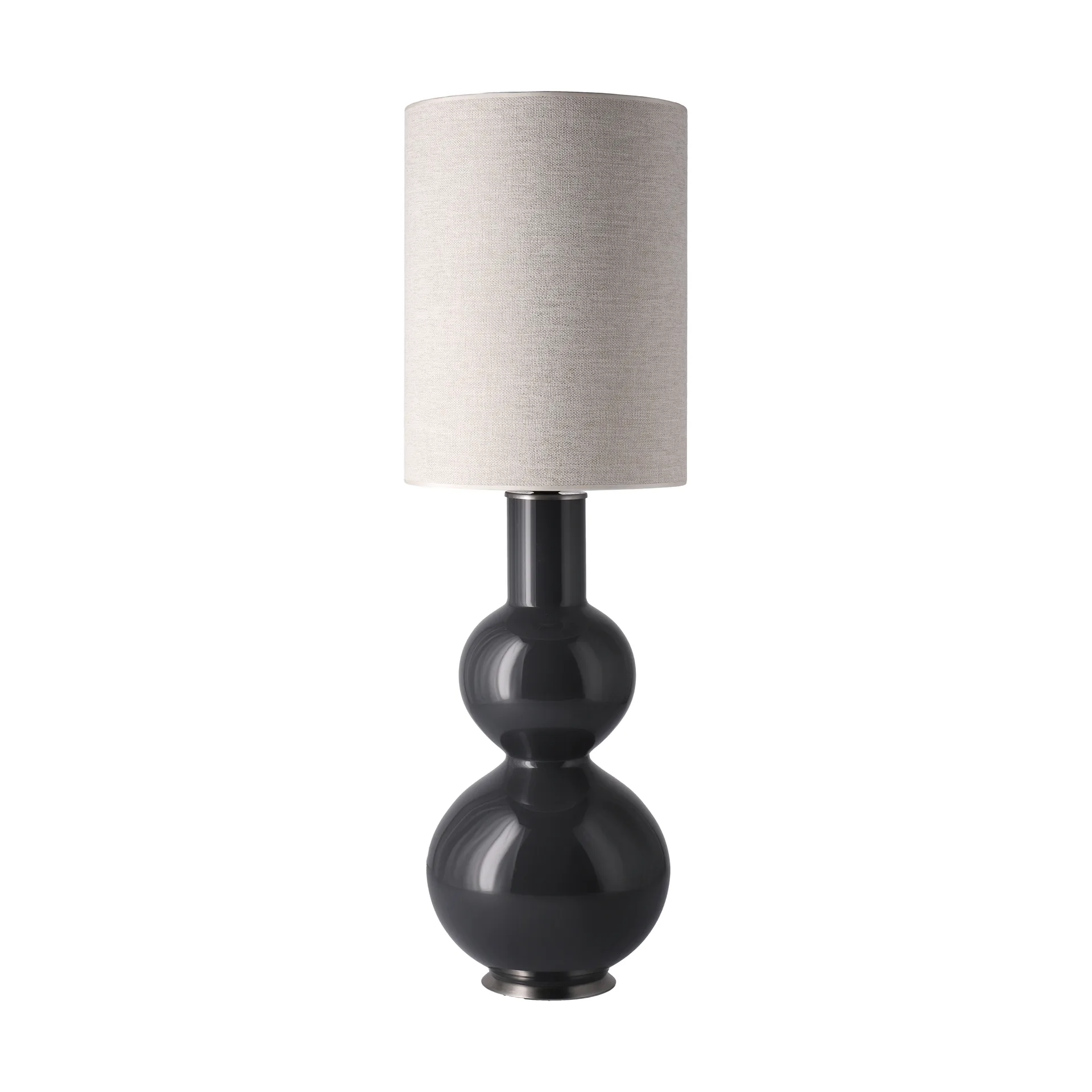 Lampa stołowa Augusta szara podstawa, London Beige L Flavia Lamps