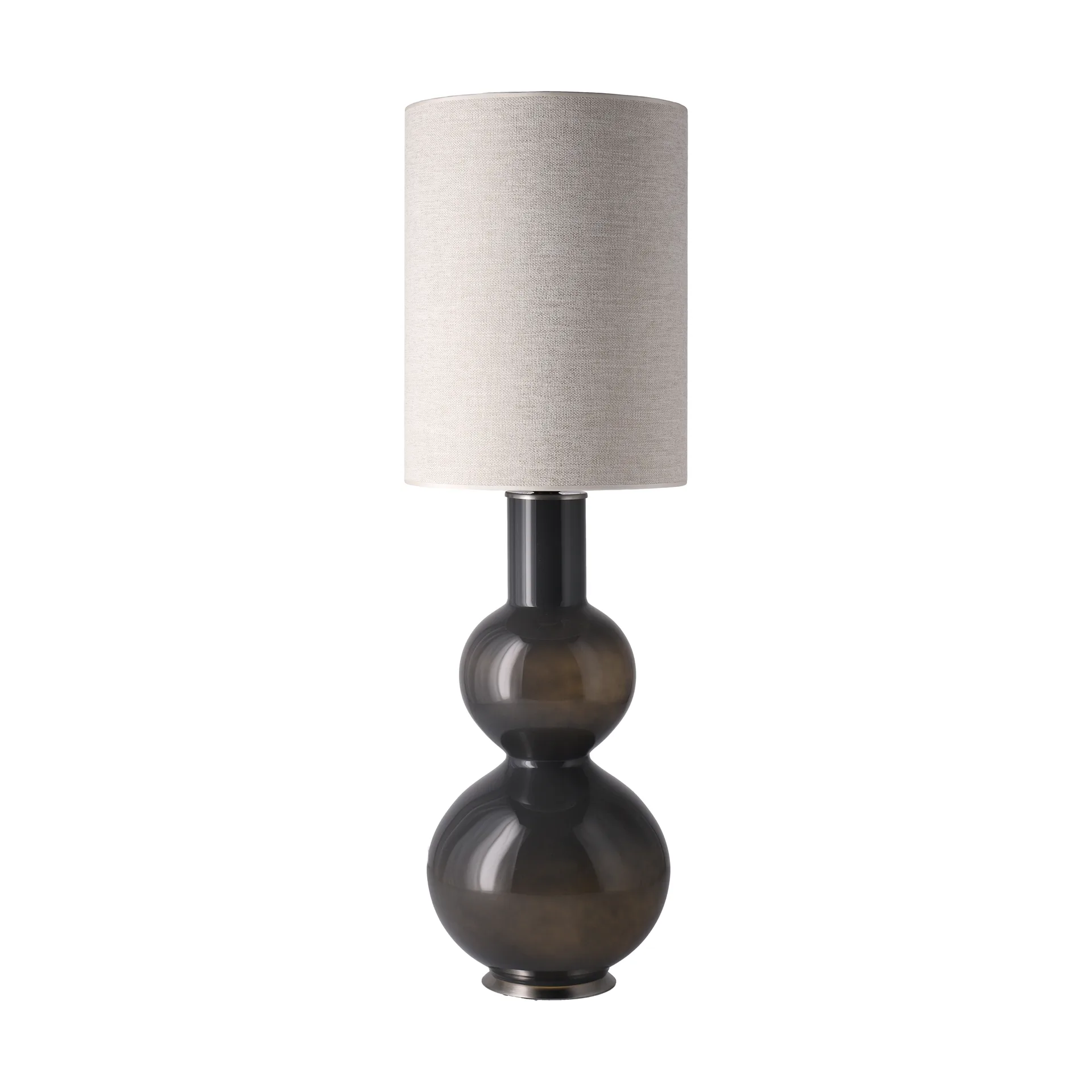 Lampa stołowa Augusta szara podstawa, London Beige L Flavia Lamps