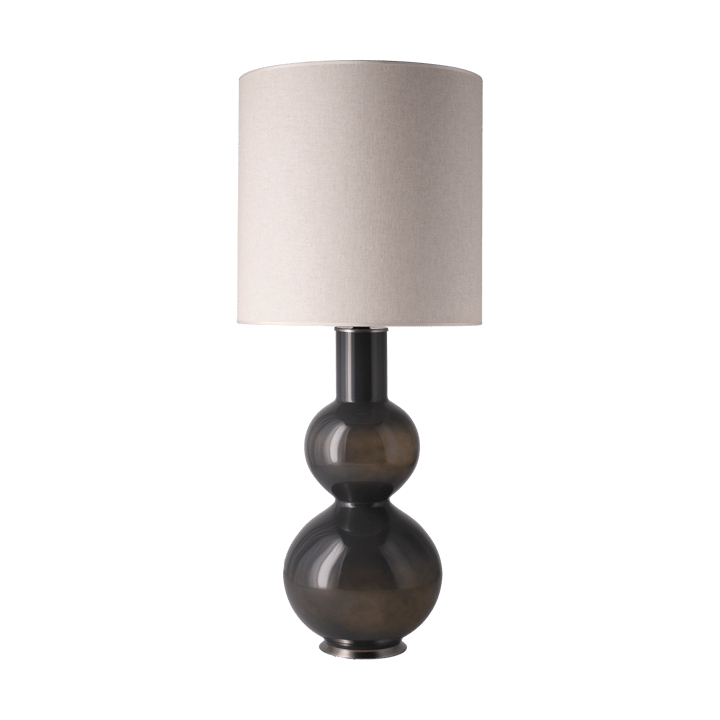 Lampa stołowa Augusta szara podstawa, Milano Tostado M Flavia Lamps