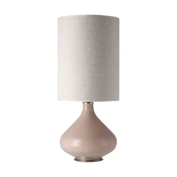 Lampa stołowa Flavia, beżowa podstawa - London Beige L - Flavia Lamps