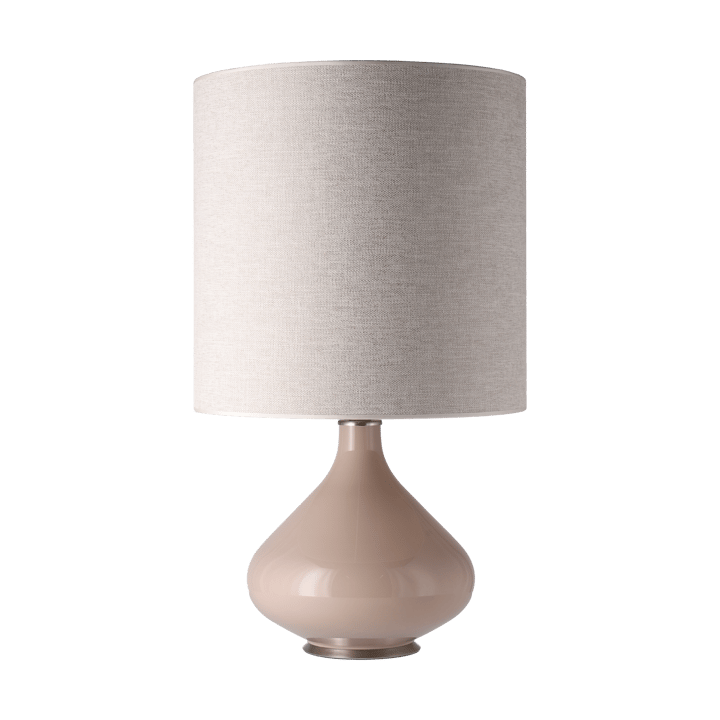 Lampa stołowa Flavia, beżowa podstawa - London Beige M - Flavia Lamps