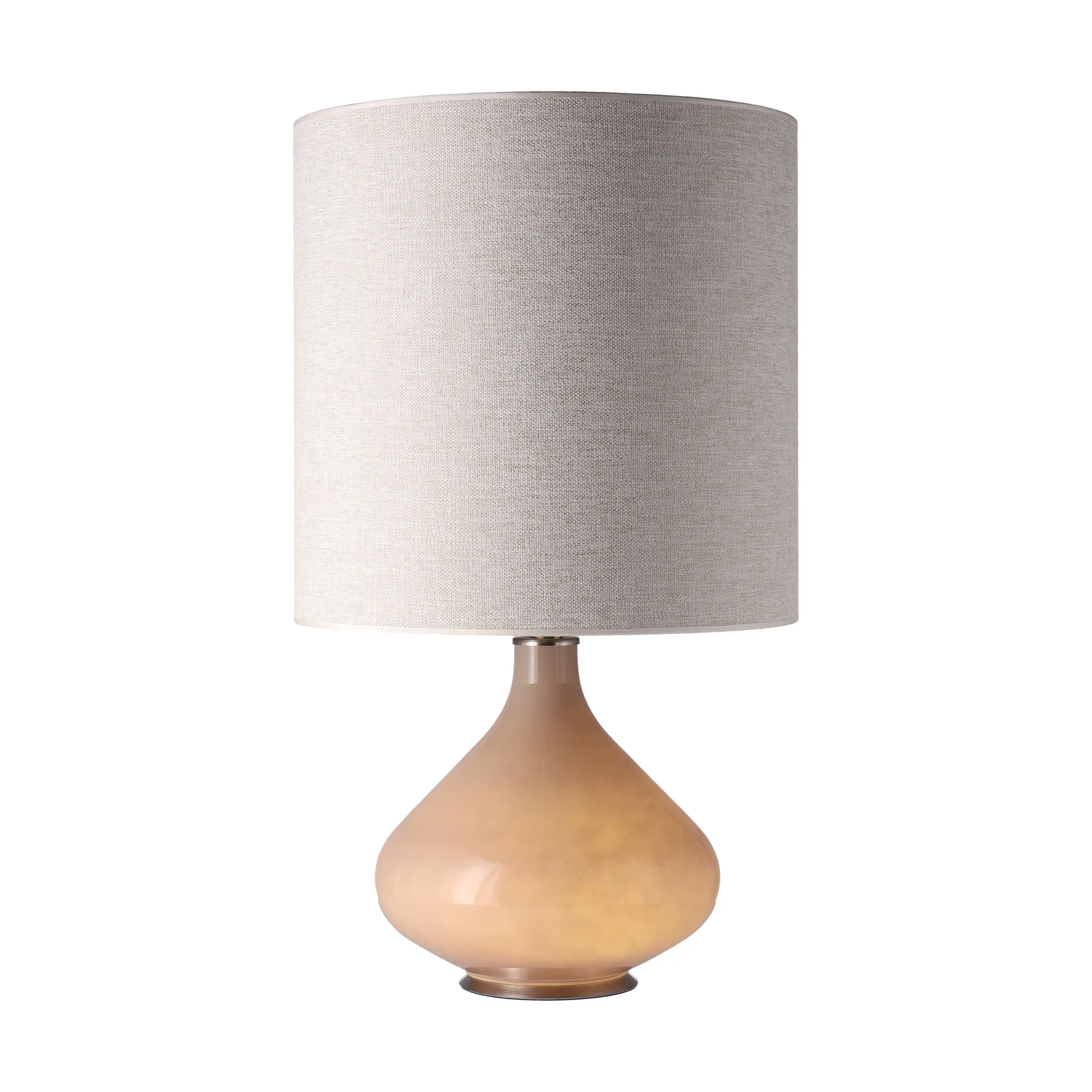 Lampa stołowa Flavia, beżowa podstawa, London Beige M Flavia Lamps