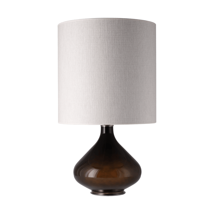 Lampa stołowa Flavia, czarna podstawa, Babel Beige M Flavia Lamps
