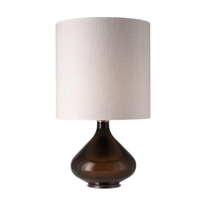 Lampa stołowa Flavia, czarna podstawa, Babel Beige M Flavia Lamps