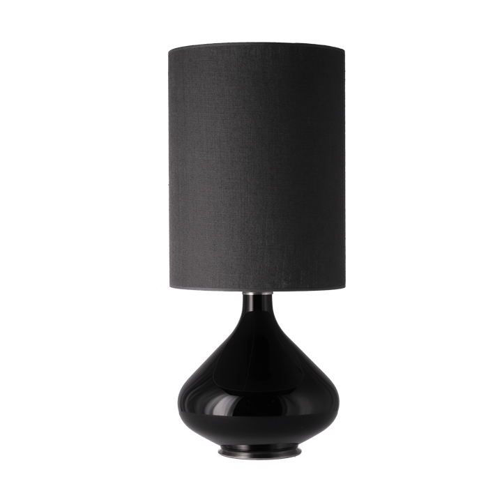 Lampa stołowa Flavia, czarna podstawa - Lino Negro L - Flavia Lamps