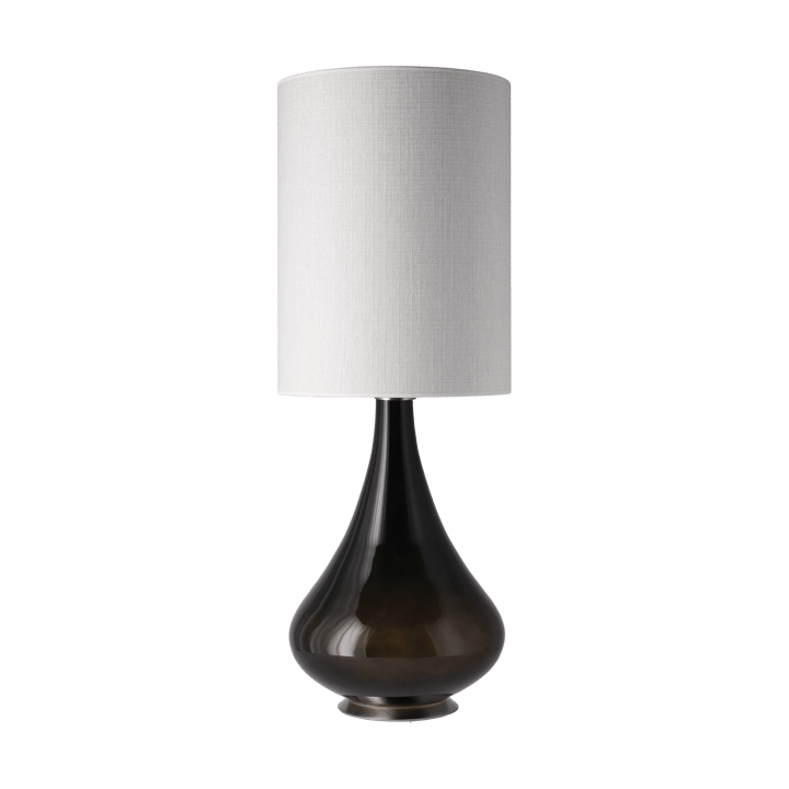 Lampa stołowa Renata, czarna podstawa, Babel Beige L Flavia Lamps