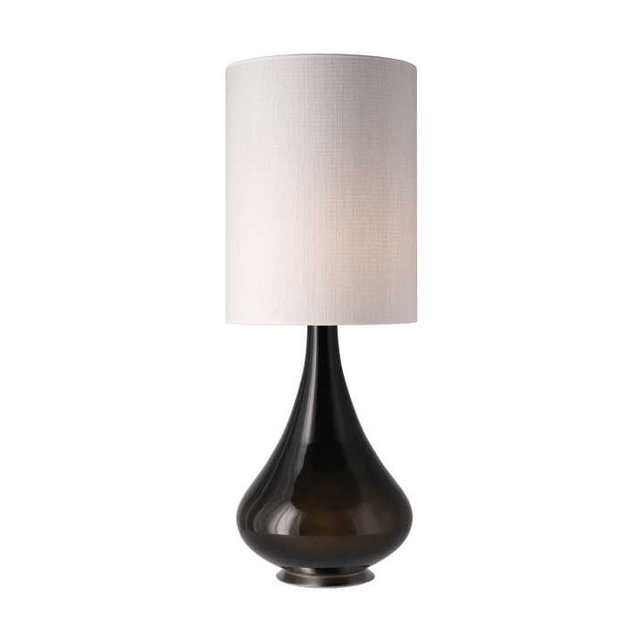 Lampa stołowa Renata, czarna podstawa, Babel Beige L Flavia Lamps