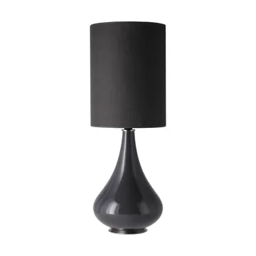 Lampa stołowa Renata, szara podstawa - Lino Negro L - Flavia Lamps