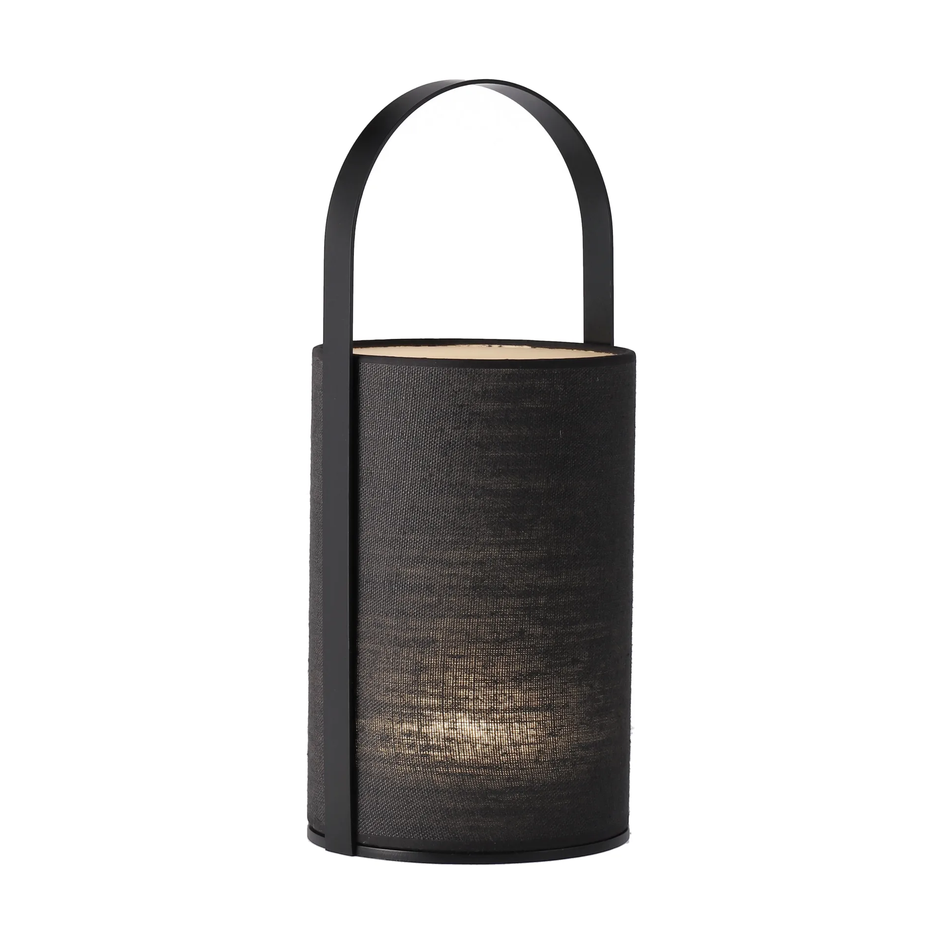 Przenośna lampa stołowa Move Mini, Lino Negro Flavia Lamps