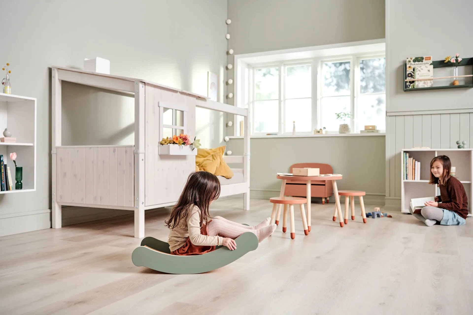 Deska do balansowania Play 32x69 cm, Zielona FLEXA