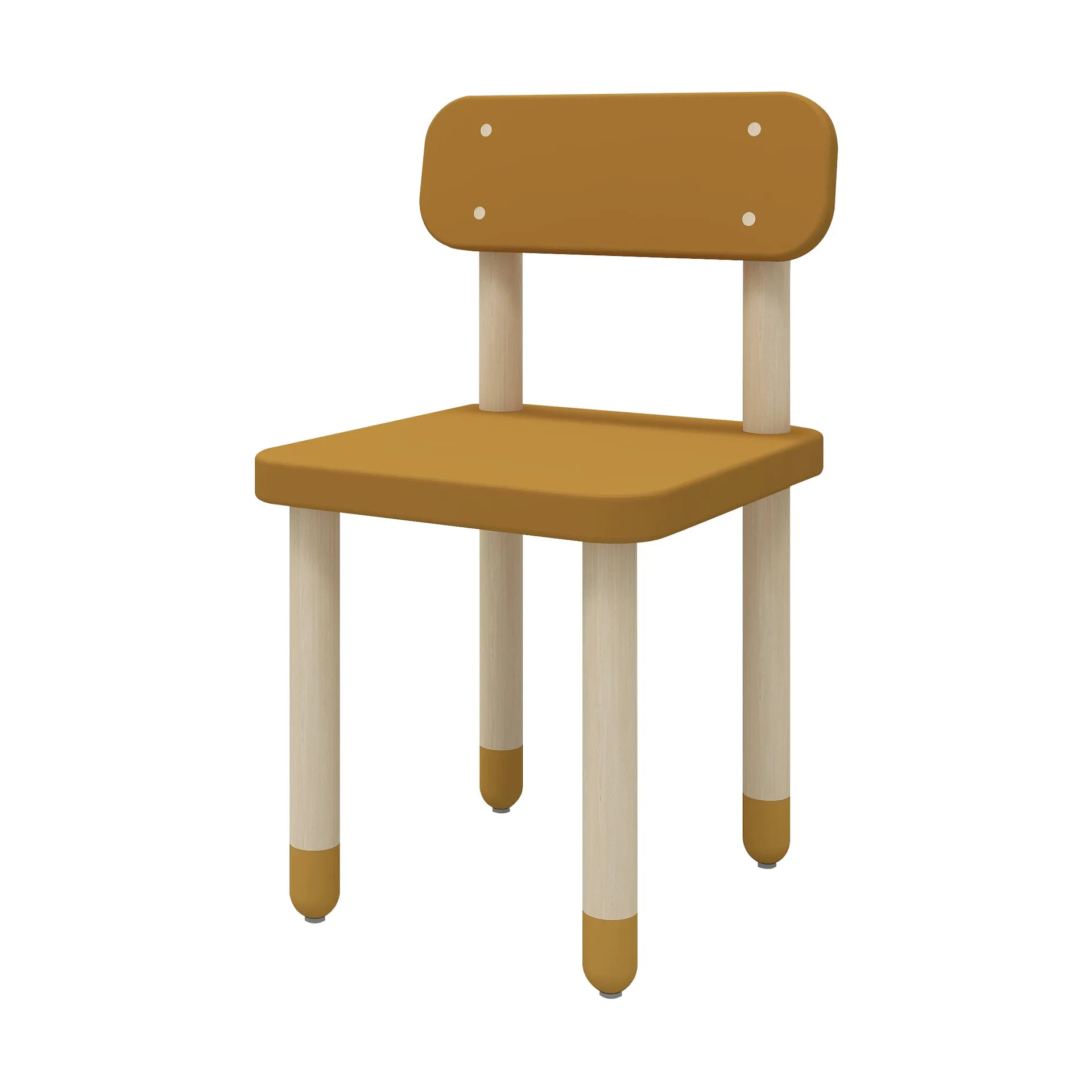 Krzesło Dots, Żółte FLEXA