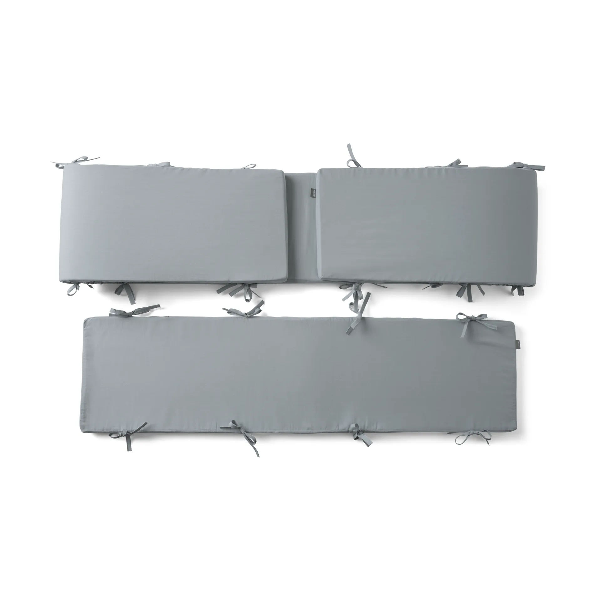 Ochraniacz do łóżeczka Dawn 2,5x30x372 cm, Niebieski FLEXA