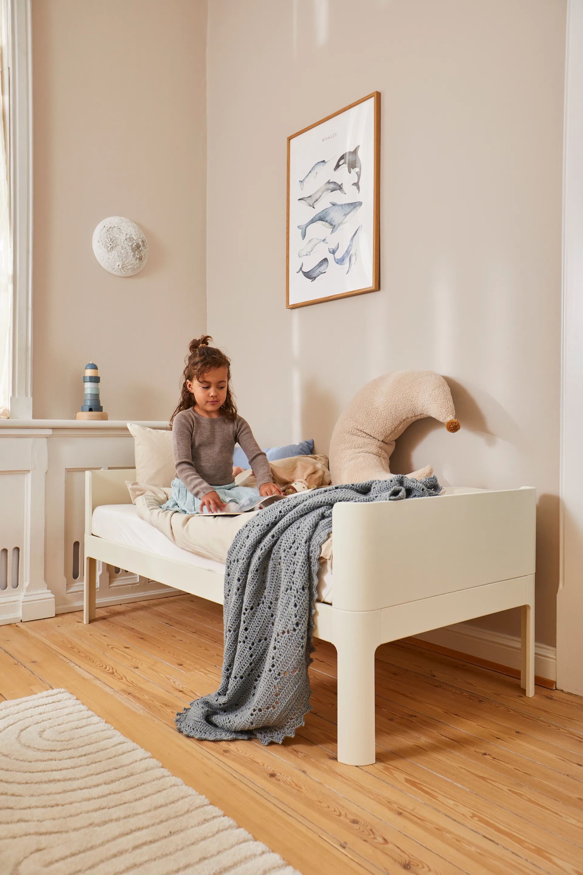 Łóżeczko Nova Junior, Cream FLEXA