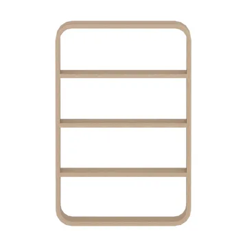 Półka ścienna Nova 50x83 cm - Fornir dębowy - FLEXA