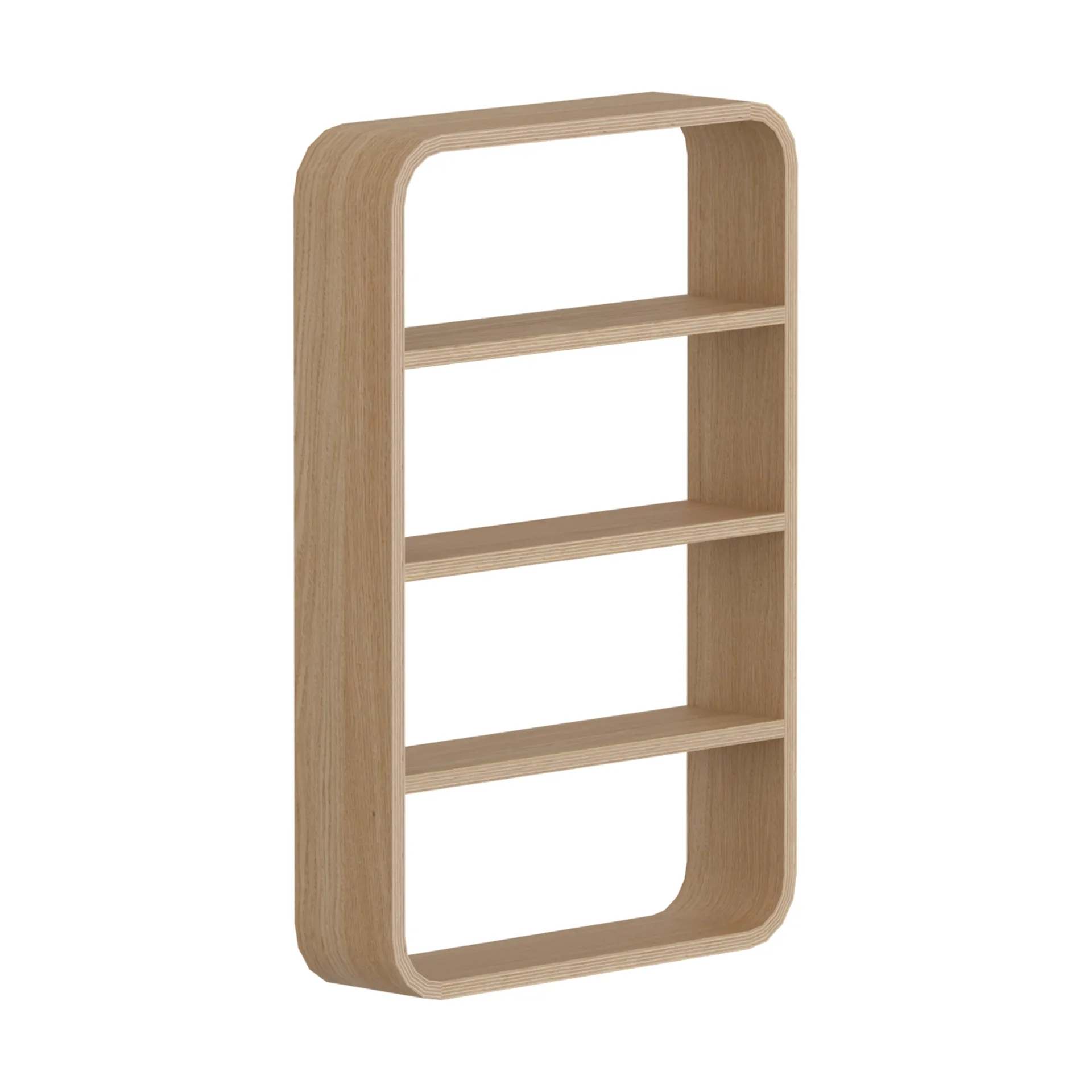 Półka ścienna Nova 50x83 cm, Fornir dębowy FLEXA