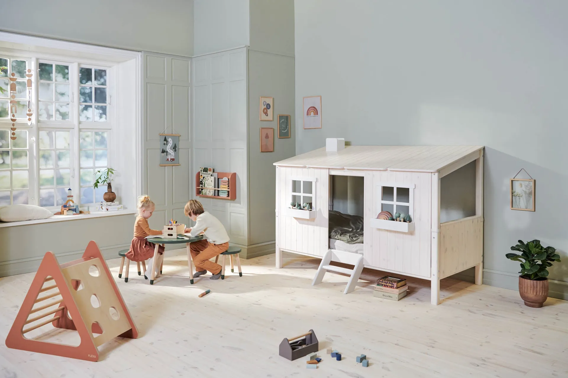 Taboret Dots 30 cm, Zielony FLEXA