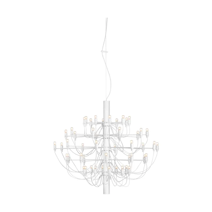 2097 Sarfatti żyrandol LED - Biały matowy 50 Lamps - Flos