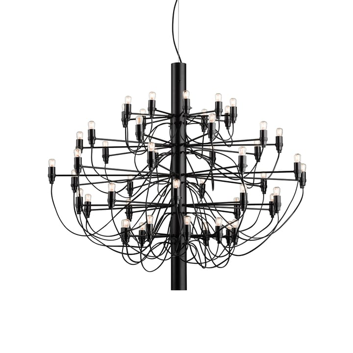 2097 Sarfatti żyrandol LED - Czarny matowy 50 lamps - Flos