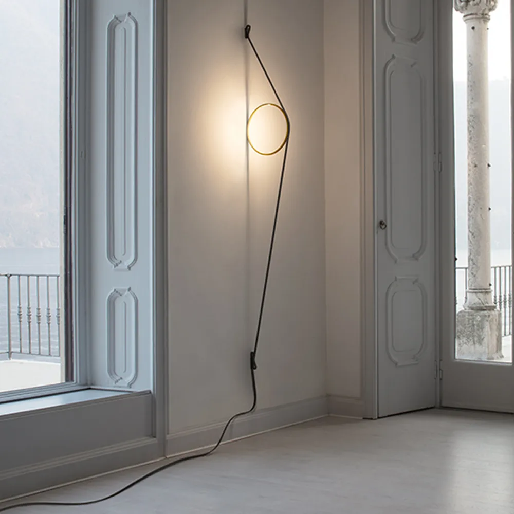 Kinkiet Wirering, Różowy/różowy Flos