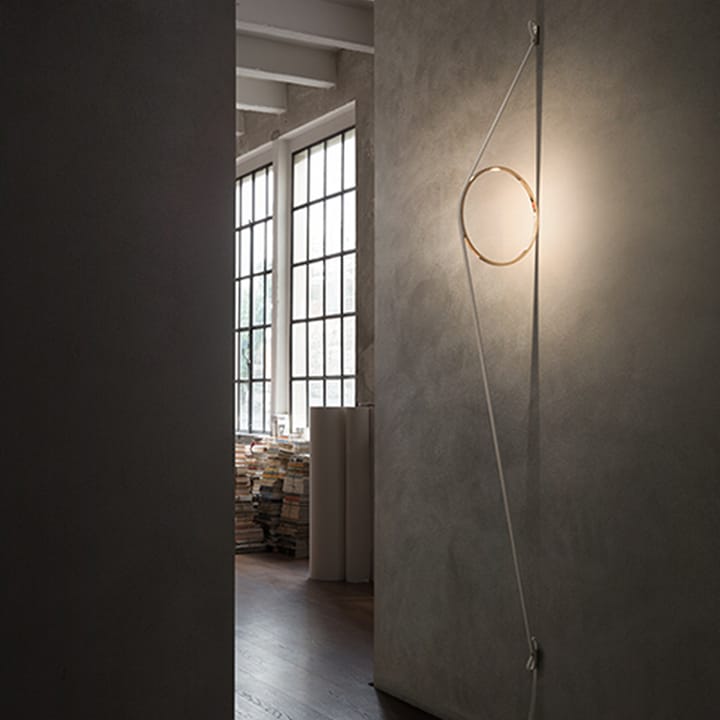 Kinkiet Wirering, Szary/czarny Flos