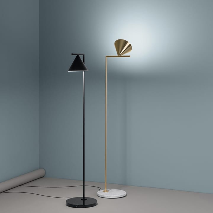 Lampa podłogowa Captain Flint, Mosiądz Flos