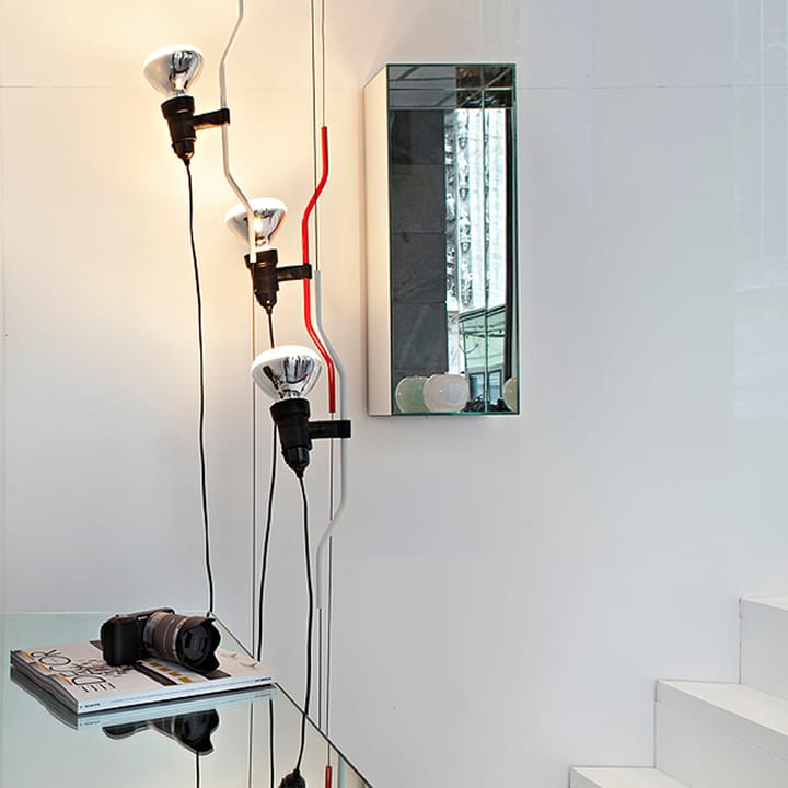 Lampa podłogowa i sufitowa Parentesi, Nickel Flos