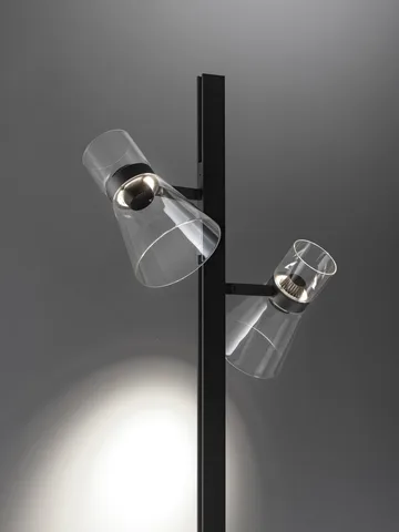 Lampa podłogowa Nocturne F2 cone - Czarna - Flos