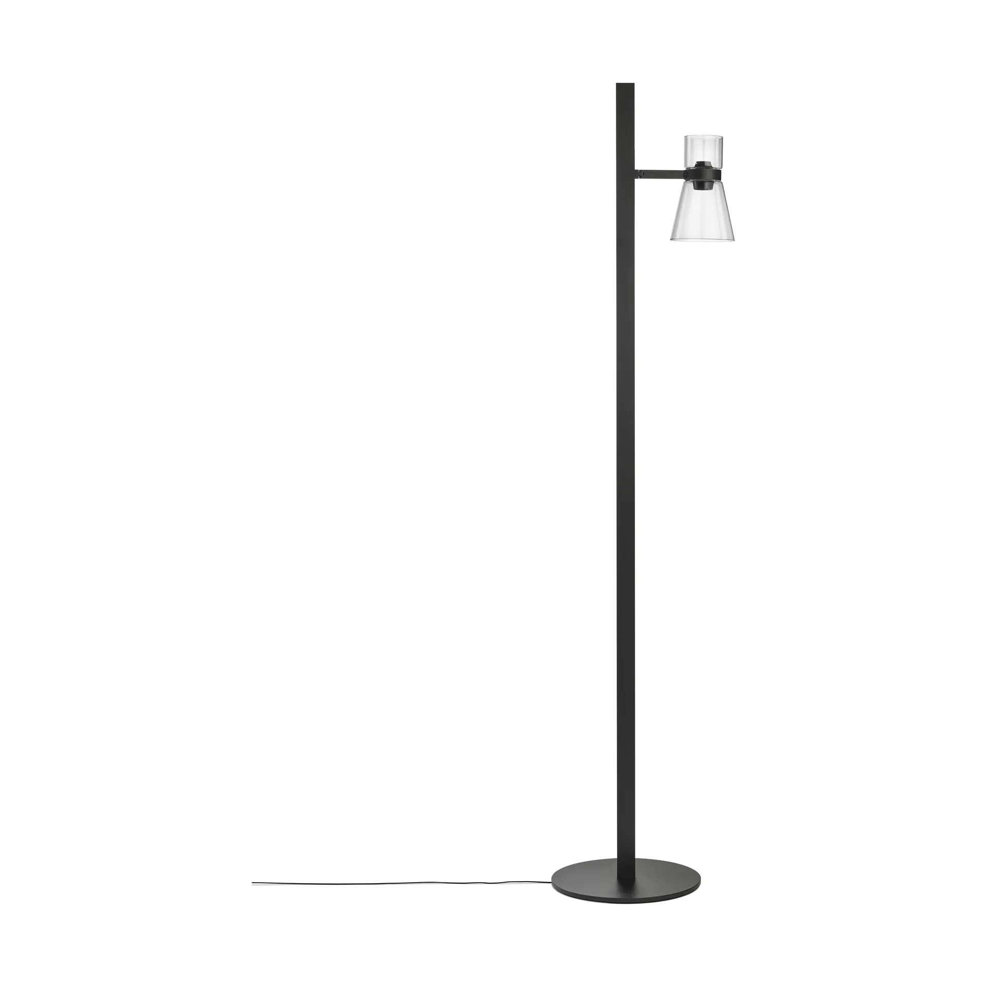 Lampa podłogowa Nocturne FI cone - Czarna,  Flos