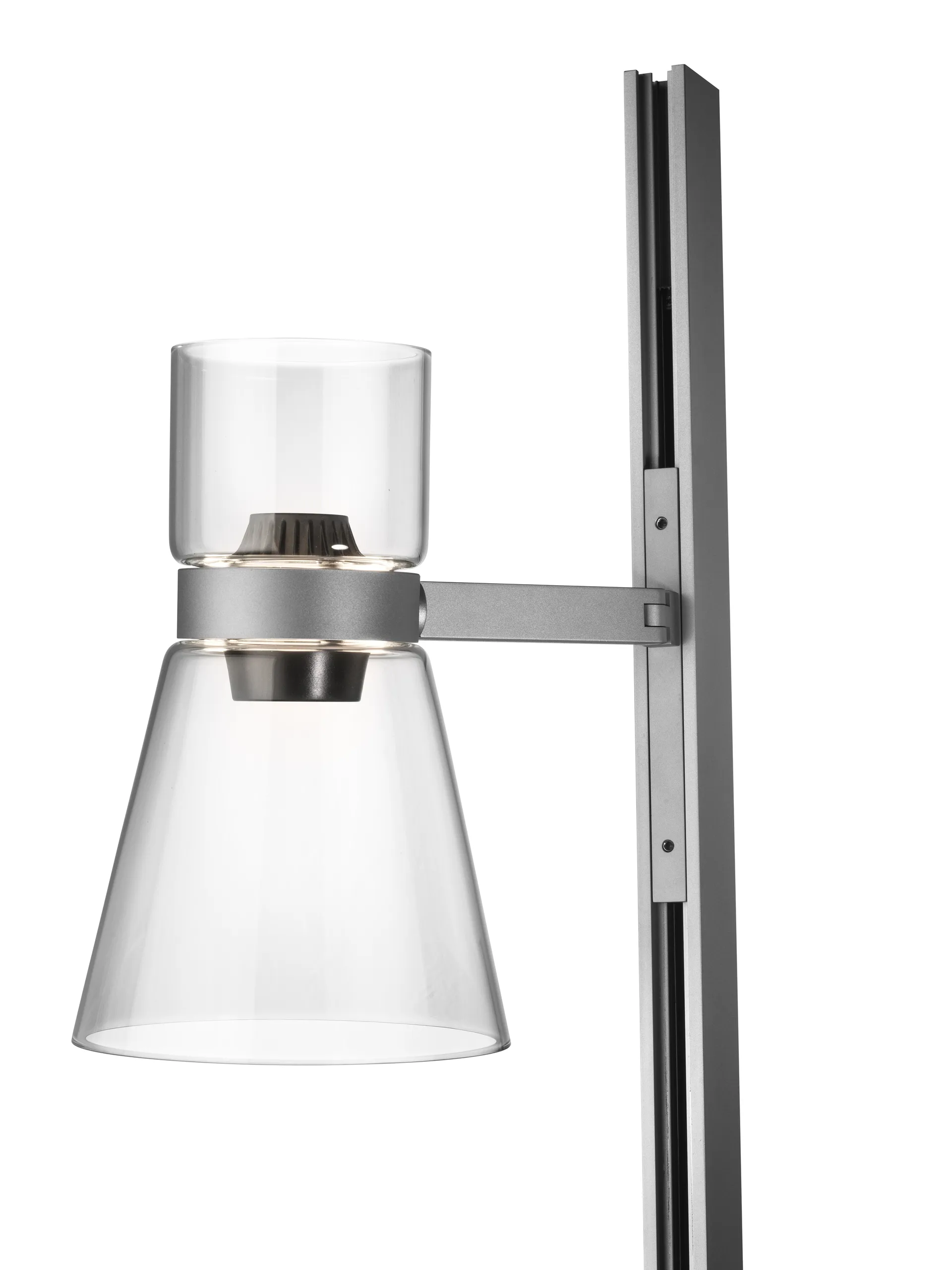 Lampa podłogowa Nocturne FI cone - Srebrna,  Flos