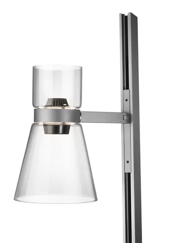 Lampa podłogowa Nocturne FI cone - Srebrna - Flos