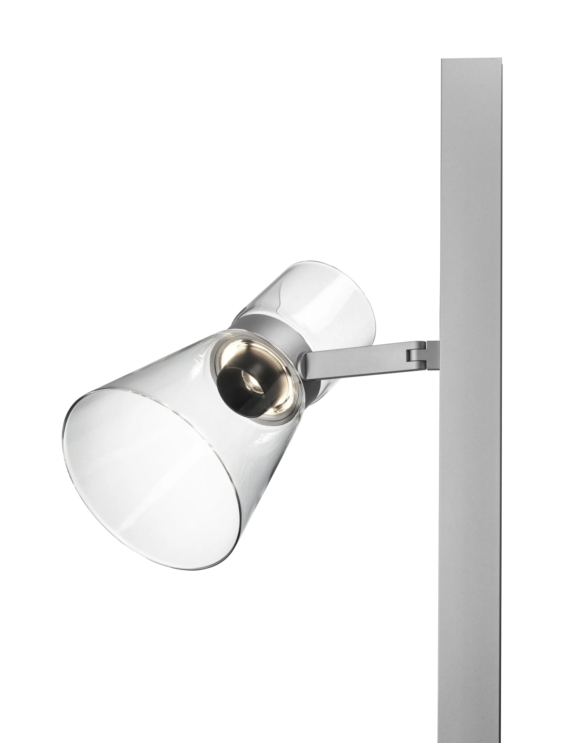 Lampa podłogowa Nocturne FI cone - Srebrna,  Flos