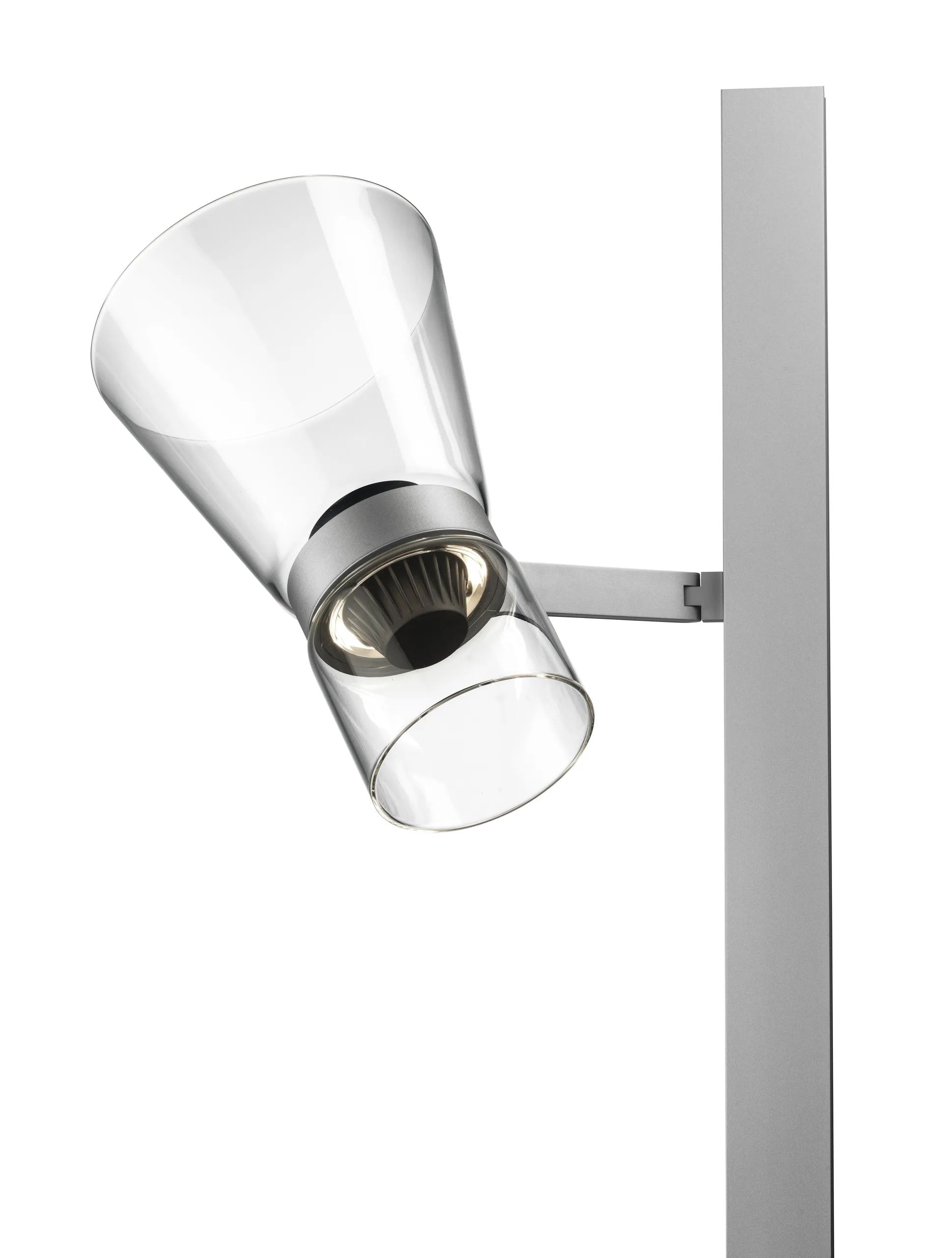Lampa podłogowa Nocturne FI cone - Srebrna,  Flos