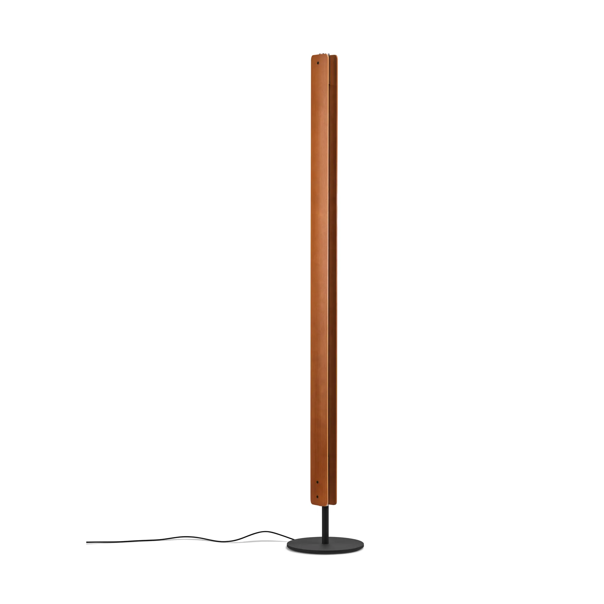Lampa podłogowa Seki-han 226 cm, Metal popielato-czarny poddany obróbce cieplnej Flos