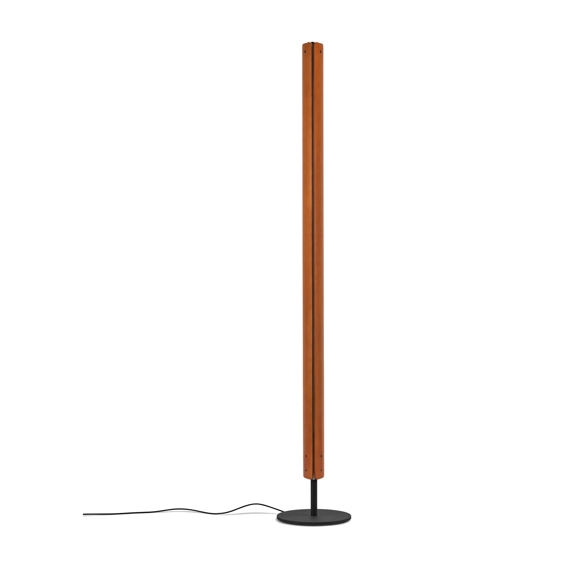 Lampa podłogowa Seki-han 226 cm, Metal popielato-czarny poddany obróbce cieplnej Flos