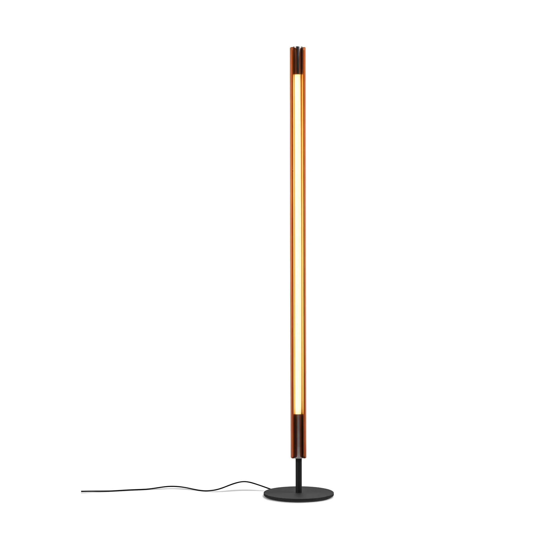 Lampa podłogowa Seki-han 226 cm, Metal popielato-czarny poddany obróbce cieplnej Flos