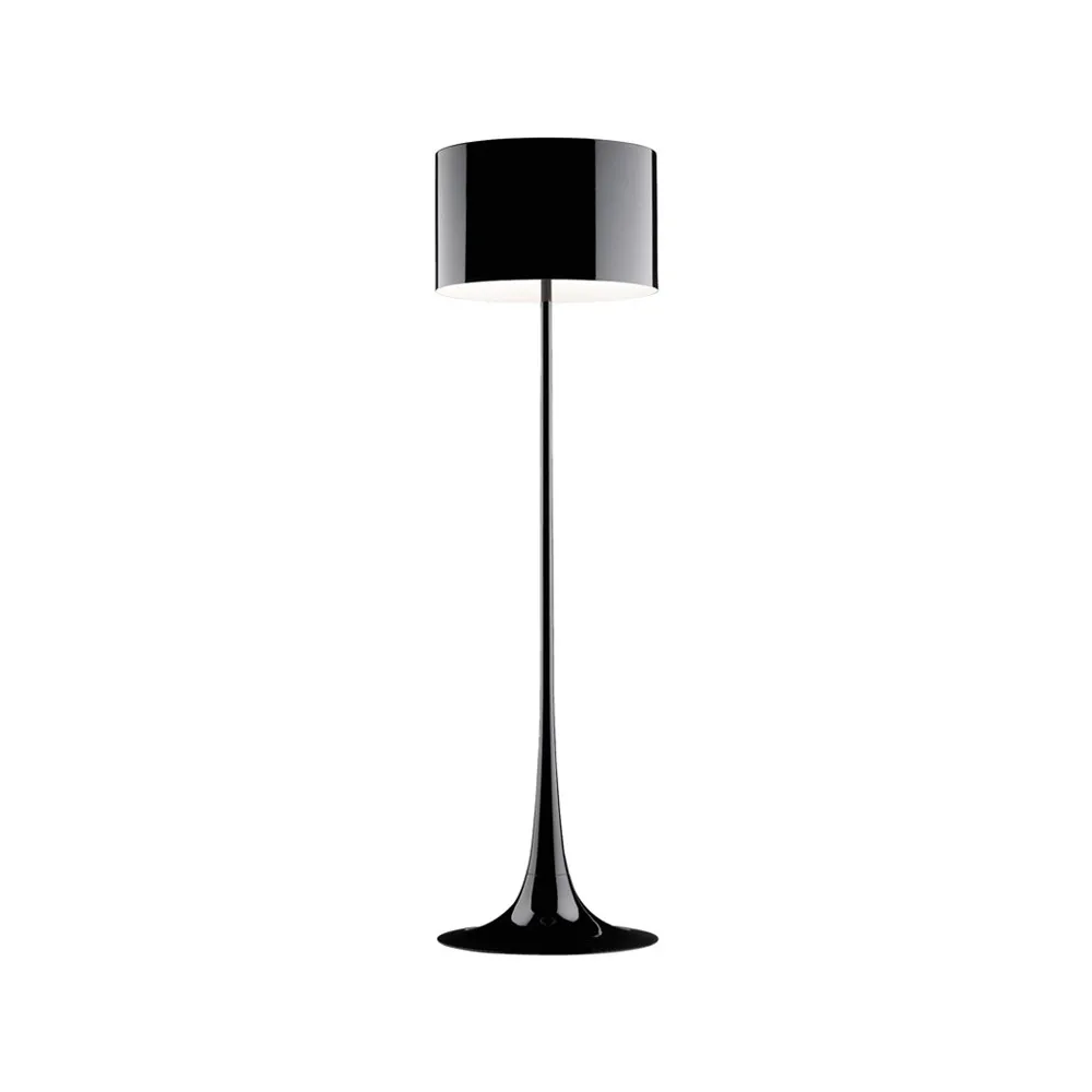 Lampa podłogowa Spun Light F, Czarny Flos