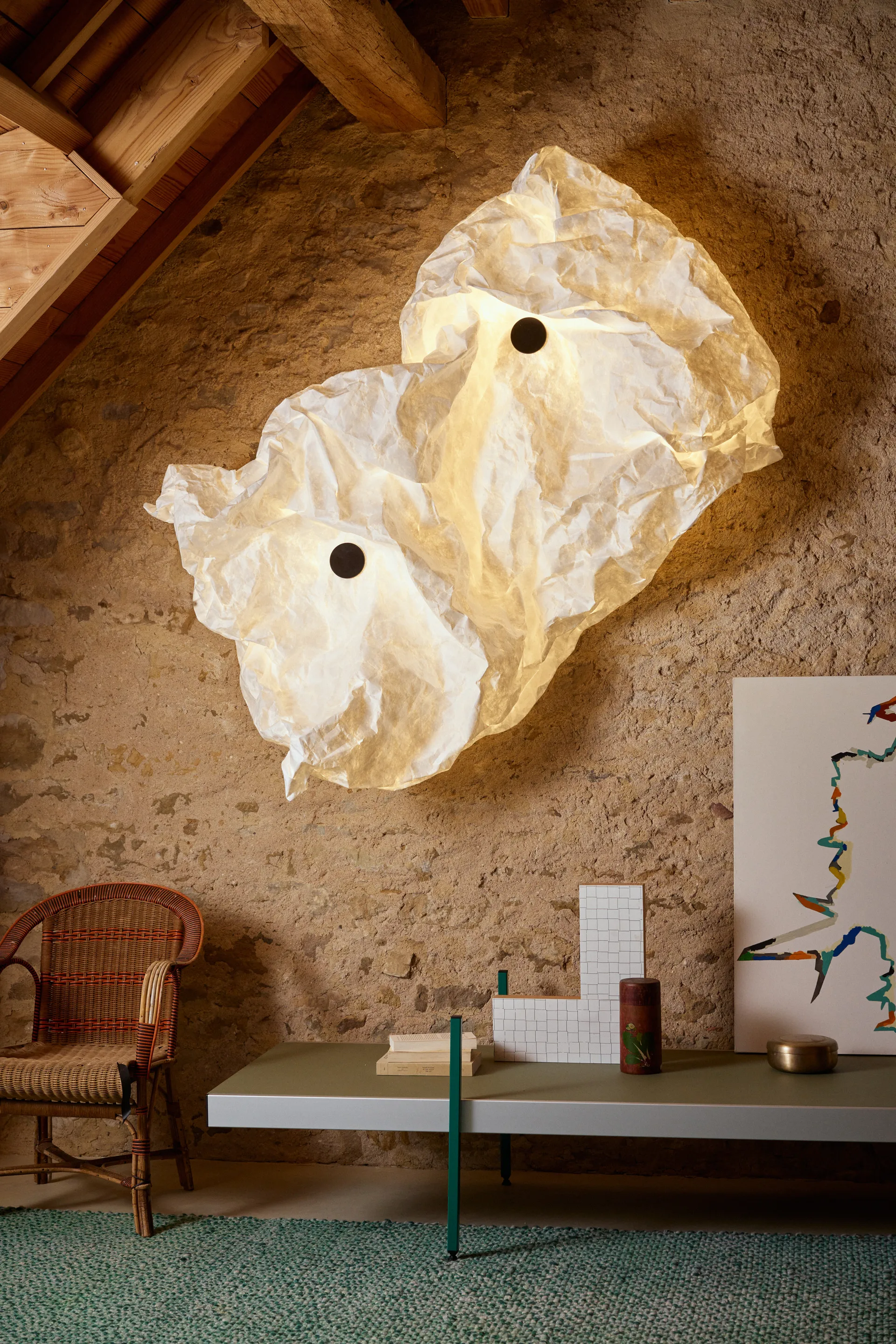 Lampa ścienna Maap W2 - Biała,  Flos