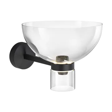 Lampa ścienna Nocturne Bowl - Czarna - Flos