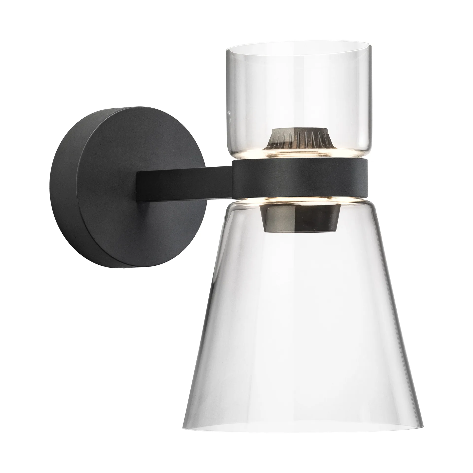 Lampa ścienna Nocturne Cone - Czarna,  Flos