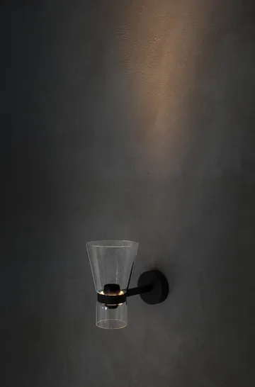Lampa ścienna Nocturne Cone - Czarna - Flos