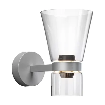 Lampa ścienna Nocturne Cone - Srebrna - Flos