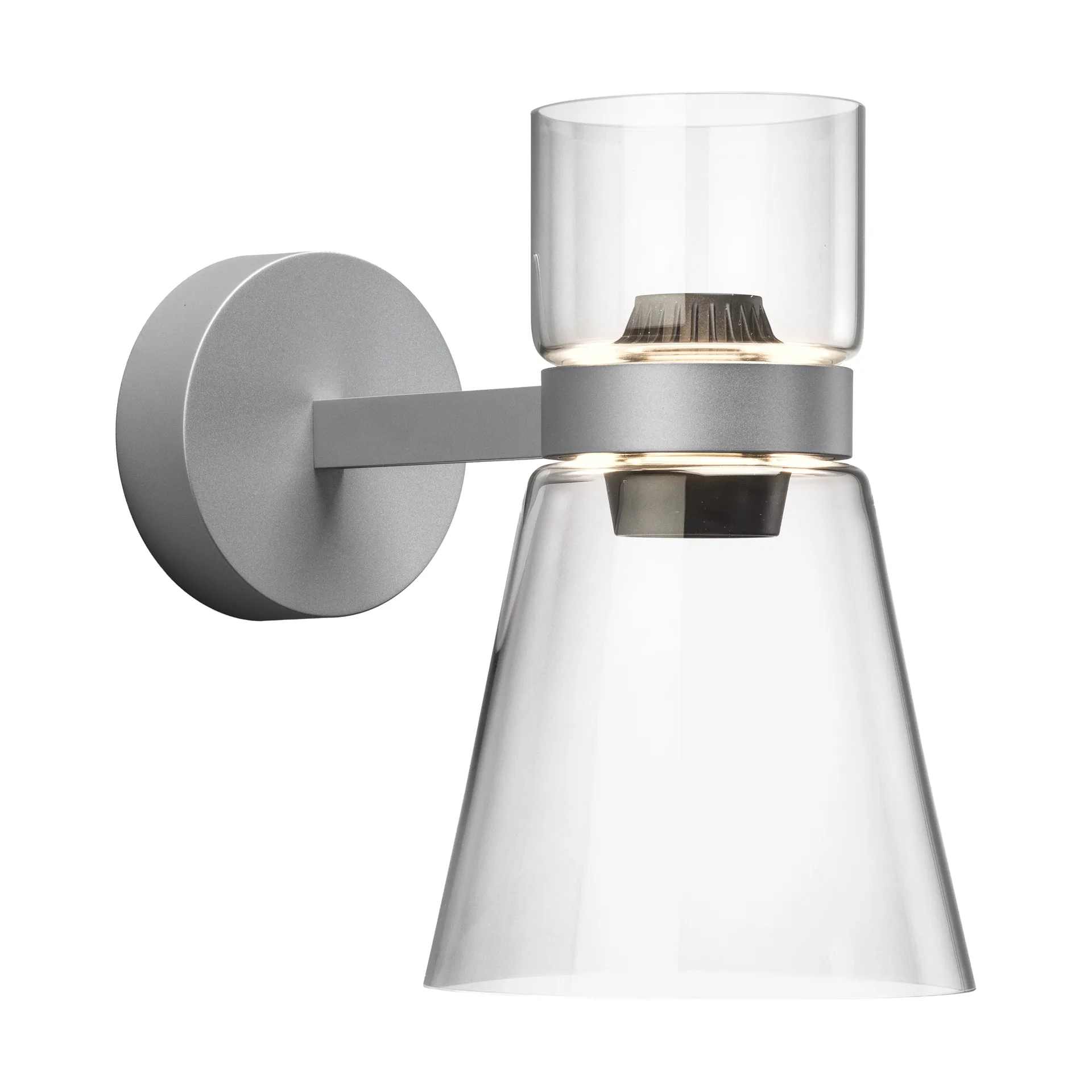 Lampa ścienna Nocturne Cone - Srebrna,  Flos