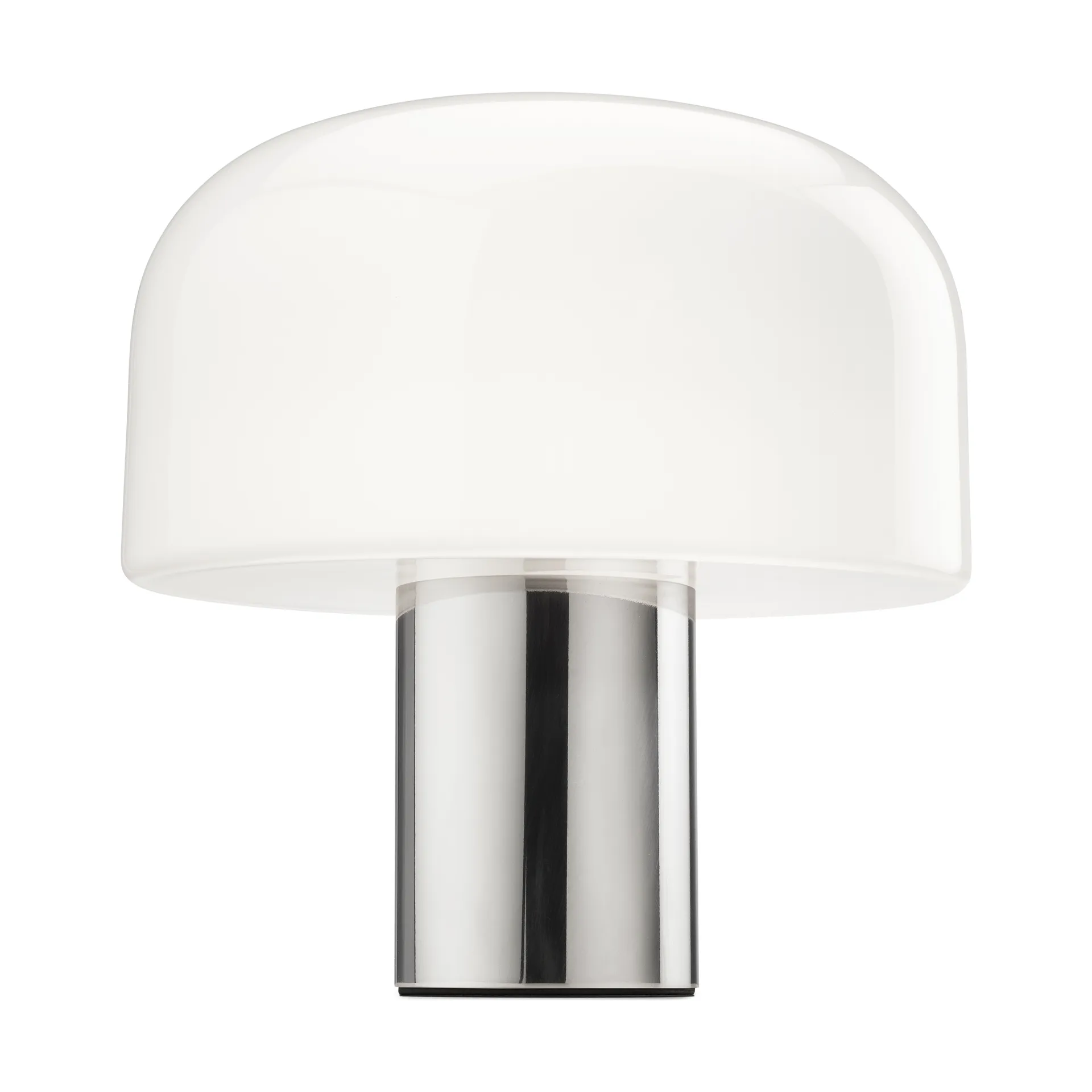 Lampa stołowa Bellhop Glass T, Bright aluminum Flos