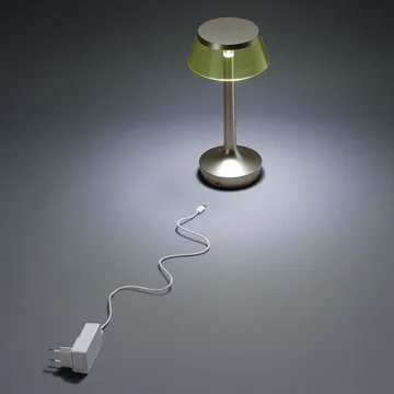 Lampa stołowa Bon Jour Unplugged - Biały-żółty - Flos