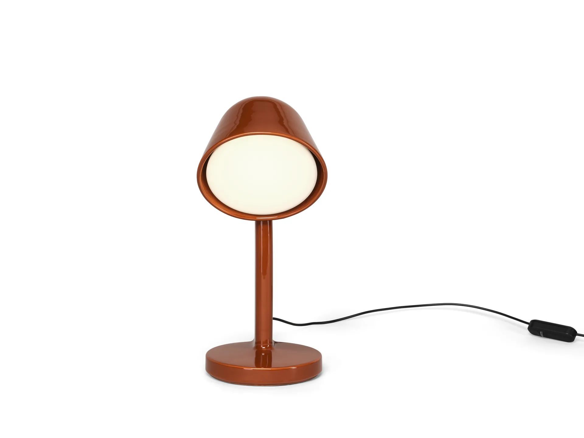 Lampa stołowa Céramique Down, Rust red Flos