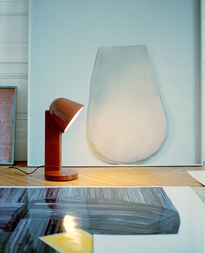 Lampa stołowa Céramique Down, Rust red Flos