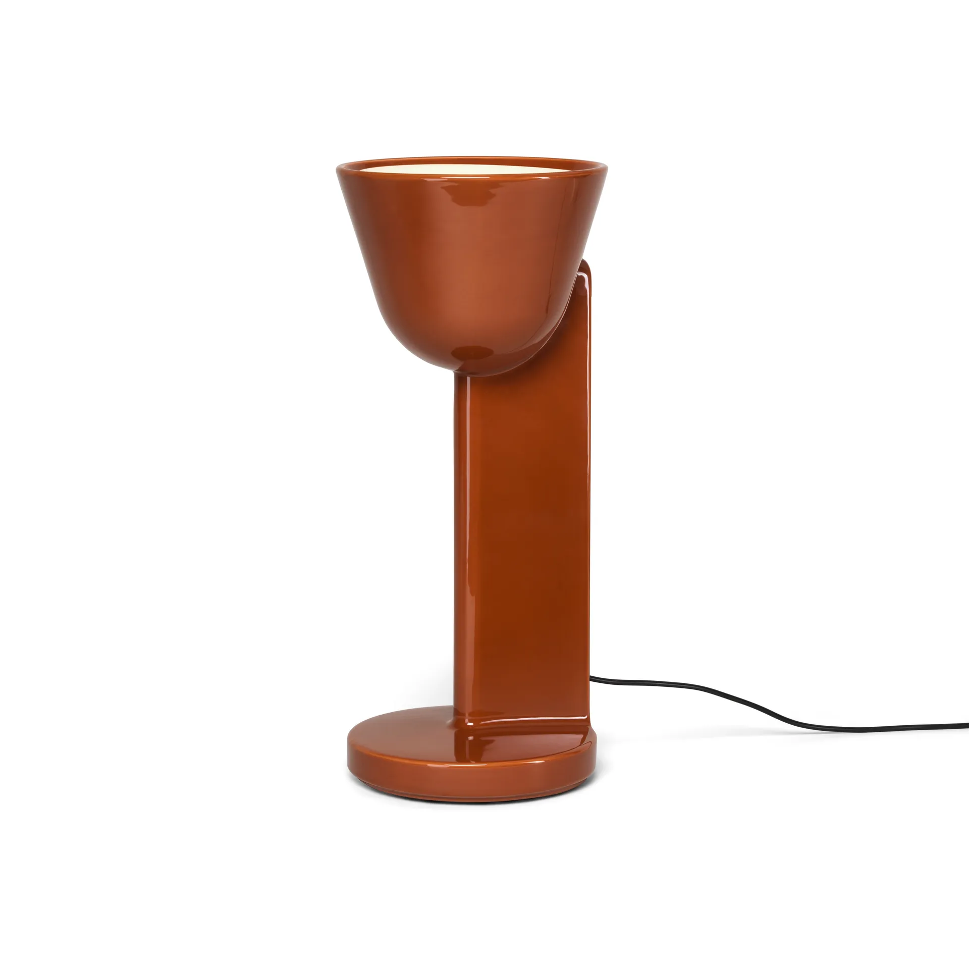 Lampa stołowa Céramique Up, Rust red Flos