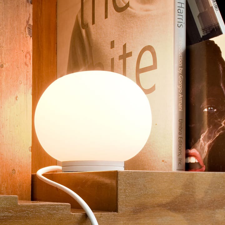 Lampa stołowa Glo-Ball Mini T, Biały szkło opal Flos